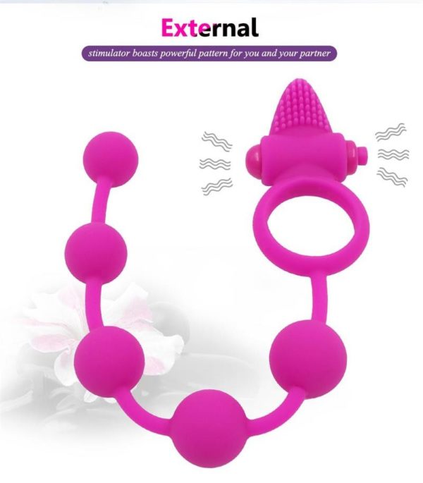 HEARTLEY Cock Ring Anal Ball Toy