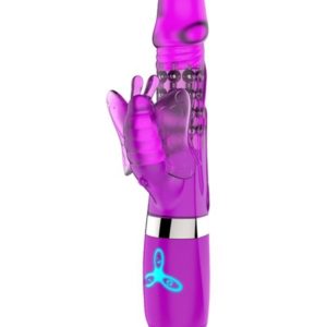 HEARTLEY 6 Function Reversible Rotation TPR Butterfly Vibrator