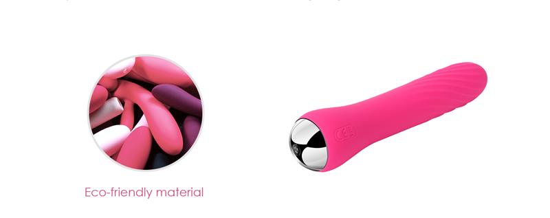 Eco-friendly material powerful warming vibrator