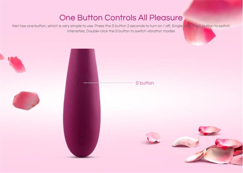 One Button Controls All Pleasure women using vibrator