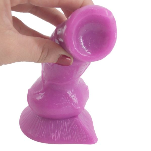 Romi Animal Penis 7.3" Realistic Wolf Dildo Big Size Cock Anal Plugs Artificial Sex Toys Purple