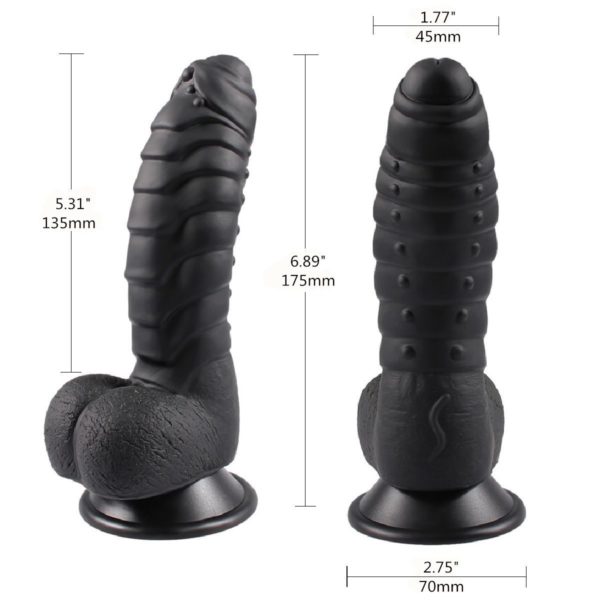 6.89" inch Realistic Dildo, Lifelike Silicone Dildo with Suction Cup Ultra-Soft Flexible Adult Sex Toy for Vaginal G-spot and