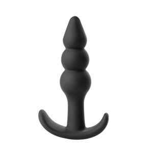 Heartley Beaded Silicone Anal Butt Plug