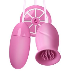 Heartley Bud Tickler Clitoral Vibrator Egg Combo