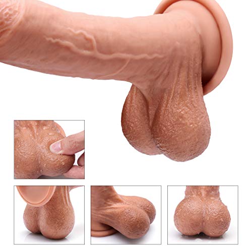 10Inch-Realistic-Dildo-Dual-Layered-Silicone-Cock-with-Full-Shaped-Balls-and-Strong-Suction-Cup-for-Life-Like-Experience-Hands-F