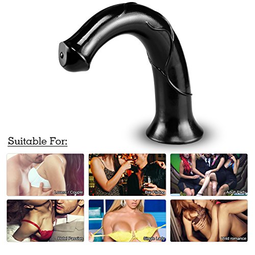 Padgene-165-Realistic-Horse-Dildo-Extra-Long-Soft-Huge-Penis-Sex-Toy-with-Strong-Suction-Cup-Curved-Shaft-for-Hands-Free-Vaginal