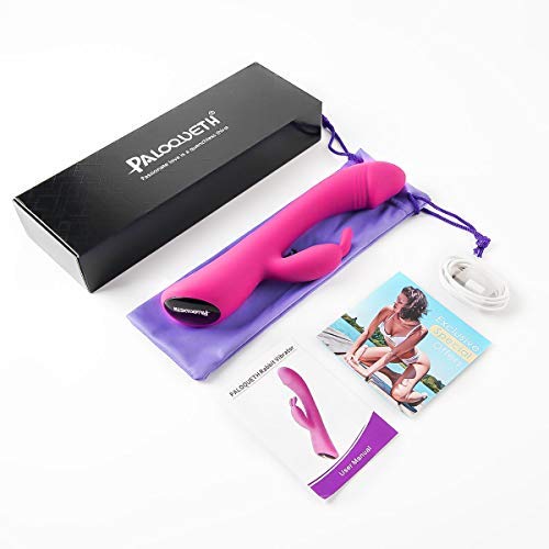 G-Spot-Rabbit-Vibrator-Adult-Sex-Toys-with-Bunny-Ears-for-Clitoris-Stimulation-PALOQUETH-Waterproof-Personal-Dildo-Vibrator-Clit