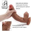 12 inch Liquid Realistic silicone Huge Dong Dildo Brown