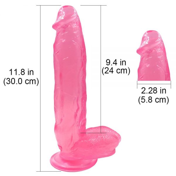 King Rider Large Realistic Suction Cup Dildo 12 Inch